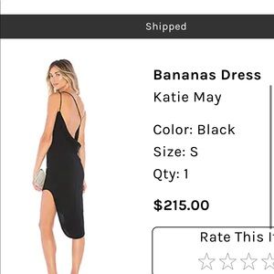 Katie May open back dress
